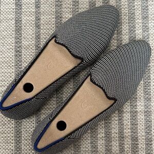 Rothy's The Almond Loafer in Black Twill (NIB)